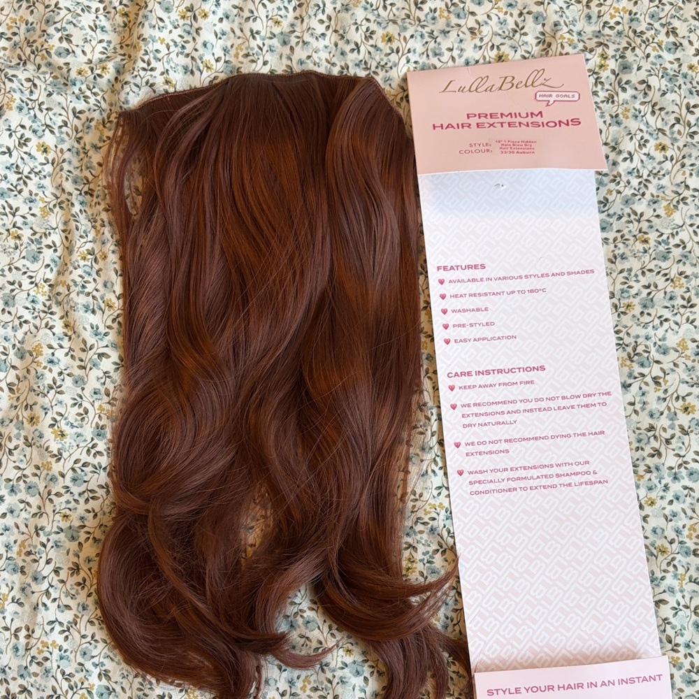 Auburn Brown Halo Extensions